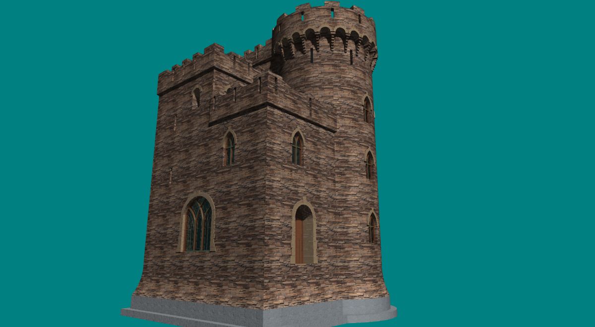 Castle Kalikai single tower plan