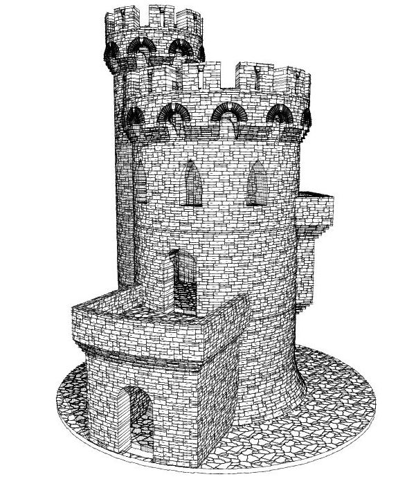 Round Tower Castle plan